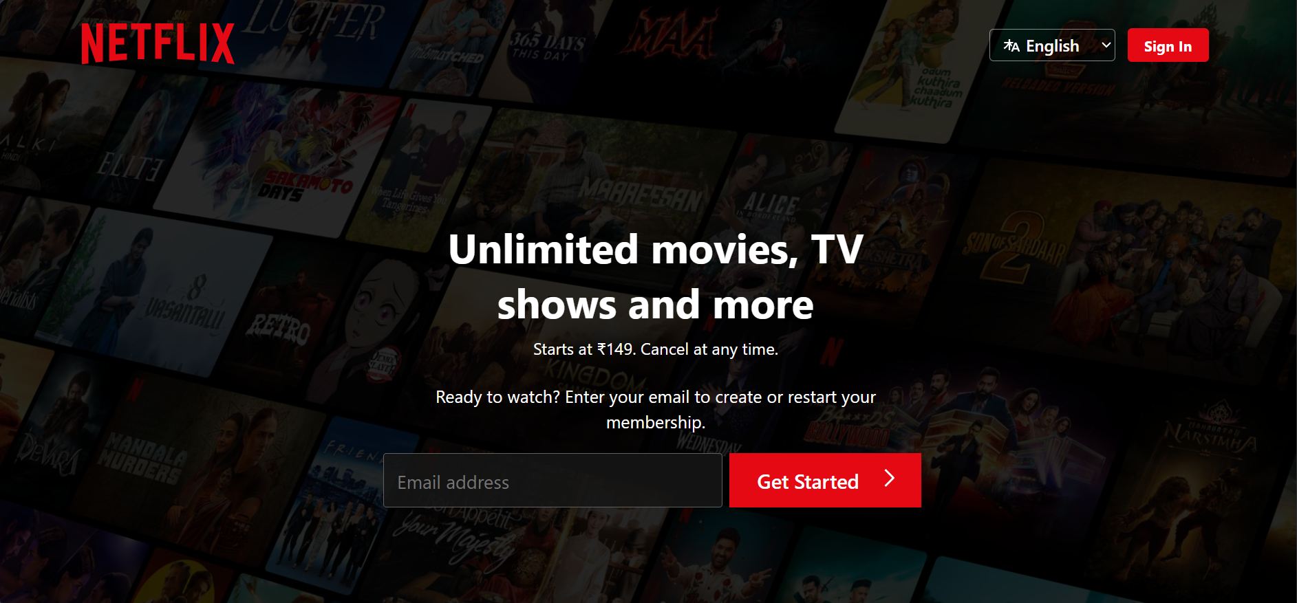 Netflix Clone screenshot